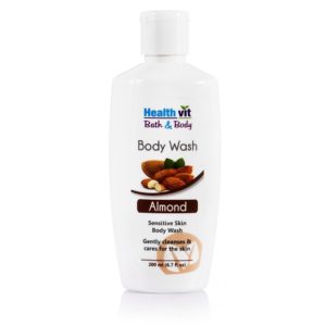 Amazon- Buy Healthvit Bath and Body Almond Bodywash