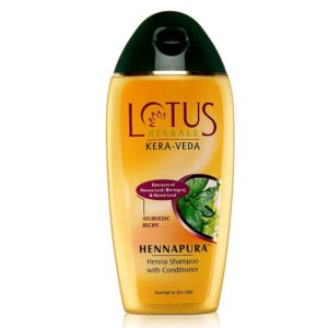 Amazon- Buy Lotus Herbals Kera-Veda Hennapura Henna Shampoo with Conditioner