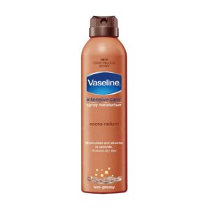 Amazon- Buy Vaseline Intensive Care Cocoa Radiant Spray Moisturiser,