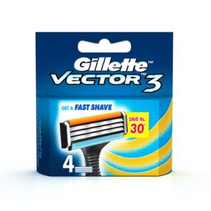 Amazon Pantry - Buy Gillette Vector 3 - 4 Cartridges
