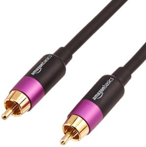 Buy AmazonBasics Subwoofer cable - 25 feet for Rs 299 only