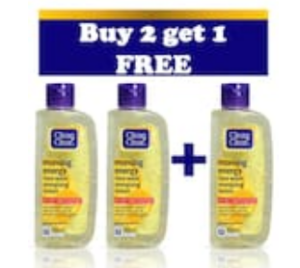 Clean & Clear Morning Energy Face Wash - Lemon 100 ml x 3 (Buy 2 Get 1 FREE)