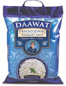 Daawat Traditional Basmati Rice, 5kg amazon 700