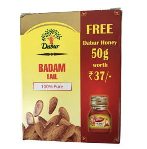 Dabur Badam Tail - 50 ml with Free Dabur Honey - 50 g at rs.121