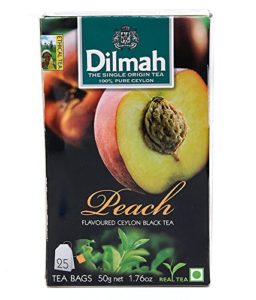 Dilmah Peach Flavoured Tea , 50g (Pack of 2)