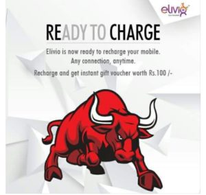 Elivio App- Get Free Rs 100 Flipkart Gift Card on a min recharge of Rs 100