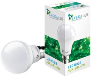 Flipkart- Buy Syska Led Lights Bulbs at upto 75% Off