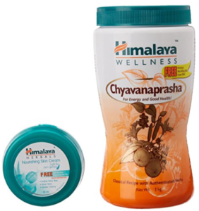 Himalaya Herbals Chyavanaprasha with Free Himalaya Nourishing Skin Cream
