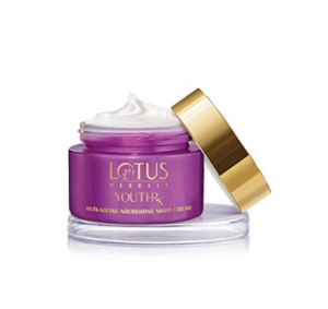 Lotus Herbals YouthRx Anti Ageing Nourishing Night Creme, 50g at Rs.206 only