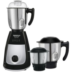 Maharaja Whiteline joy turbo mx-155 750 W Mixer Grinder (Black & Silver/3 Jars)