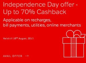 MyAirtel App- Get Up to 70% Cashback