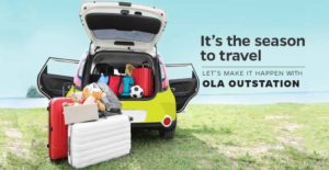 OLA- Get Flat Rs 300 Off on your First outstation ride at this Rakhi