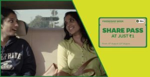 OLA cabs- Get Ola Share Pass at just Rs 1 at this Friendship Week