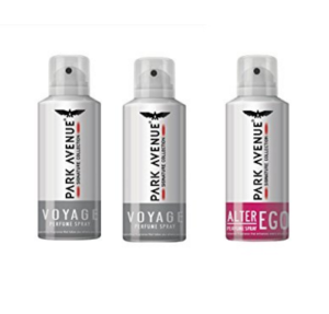 Park Avenue Super Saver Pack Buy 2 Get 1 Free(2 Voyage + 1 Alter Ego) at rs.331