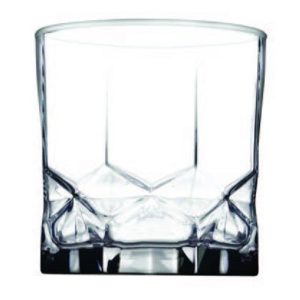 Pasabahce Future Whisky Glass Set, 325ml, Set of 6, Clear