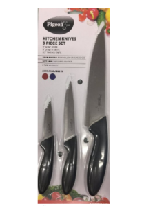 Pigeon Kitchen Knives Set, 3-Pieces at rs.161