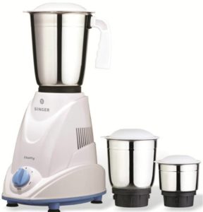 Singer Chefy 500 W Mixer Grinder (White, 3 Jars)