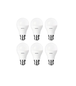Surya Neo Base B22 7-Watt LED Lamp (Pack of 6, White) at Rs.99