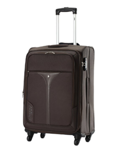 VIP Benz Strolly Exp 4 wheel Nylon Brown Softsided Carry-On at rs.4,435