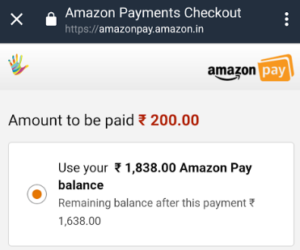 amazon pay haptik 15 cashback recharges