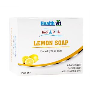 Amazon- Buy Healthvit Bath & Body Lemon