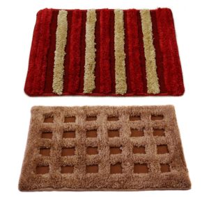 Amazon- Buy Story@Home Designer Fancy 2 Piece Cotton Blend Door Mat Set for Rs 285 only