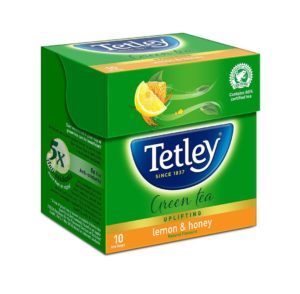 Amazon - Buy Tetley Green Tea, Lemon and Honey, 10 Tea Bags at Rs 25 only