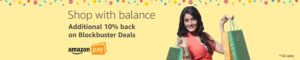 Amazon- Get 10% cashback