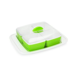 Cello Ceramica Galaxy Serving Set, Green amazon