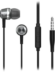 Flipkart - Buy Flipkart SmartBuy Wired Metal Headset With Mic (Gun Metal, In the Ear) at Rs 449 only