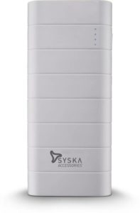 Flipkart - Buy Syska Power Boost 100 10000 mAh Power Bank (White, Lithium-ion) at Rs 699 only