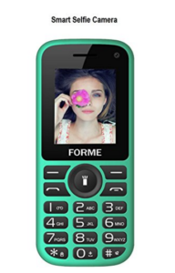 Forme N5+ Green Black Selfie Camera Phone at rs.589