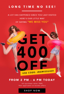 Jabong Rs 400 Off