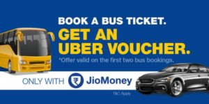 Jio Money- Get Rs 50 Uber voucher
