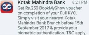 Kotak BMS Offer