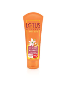 Lotus Herbals UV Screen PA+++ UVA SPF 50 UVB Matte Gel 100gm(Pack of 2) at rs.426