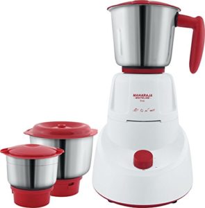 amazon Maharaja Whiteline MG Livo MX-151 500-Watt Mixer Grinder with 3 Jars (Red)