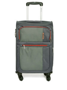 Myntra- Buy Safari Unisex Grey Hush 4W 55 Small Trolley Bag