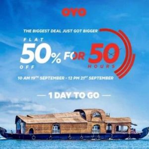 Oyo Rooms 50% Off