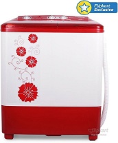 Panasonic 6.5 kg Semi Automatic Top Load Washing Machine Red for Rs 6999 flipkart bbd