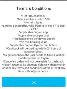 Paytm- Get Flat 50% Cashback on Hotel Booking