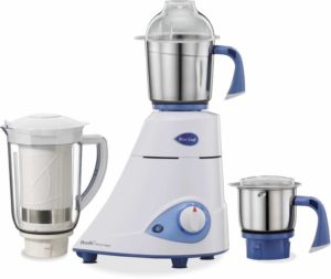 Preethi Platinum Select 750 W Mixer Grinder (White, 3 Jars) 3849