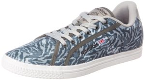 Reebok Classics Men's Court Grey Camo and White Sneakers amazon 689