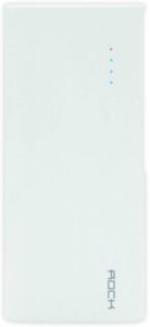 Rock ITP-105 10000 mAh Power Bank (White, Lithium-ion)
