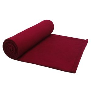 Story@Home Super Soft Plain Polar Fleece Double Blanket - Maroon Rs 225 only amazon GIF