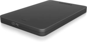 Toshiba Canvio Alumy 1 TB Wired External Hard Disk Drive (Black) Rs 3299 only flipkart BB