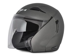 Vega Eclipse ECL-DA-M Open Face Helmet with Double Visor (Dull Antracite, M) amazon 95