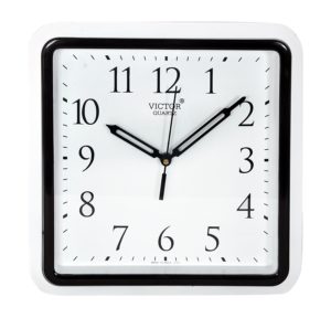 Victor Plastic Analog Wall Clock (26 cm x 26 cm x 5 cm, Black) at Rs 218 only amazon GIF