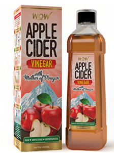 WOW Raw Apple Cider Vinegar - 400 ml at rs.99