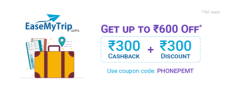 easemytrip phonepe offer
